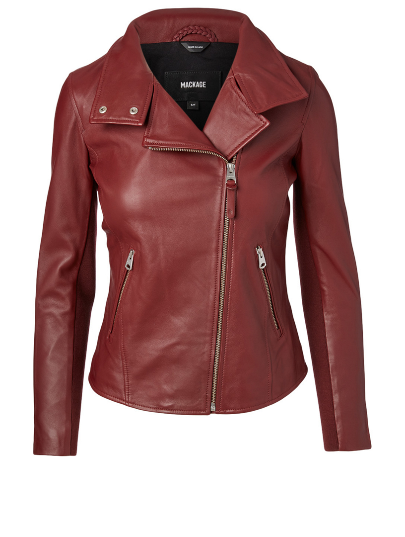 MACKAGE Sandy Leather Zip Jacket Holt Renfrew Canada