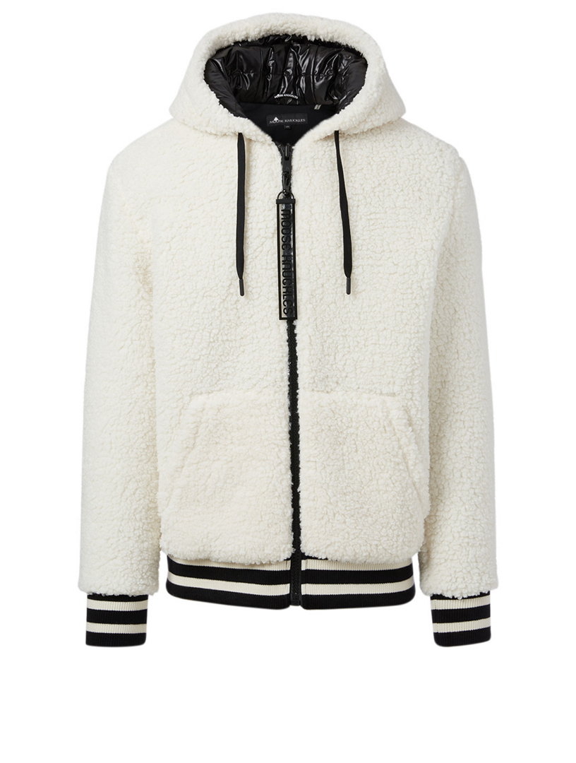 Dewson Sherpa Varsity Jacket With Hood