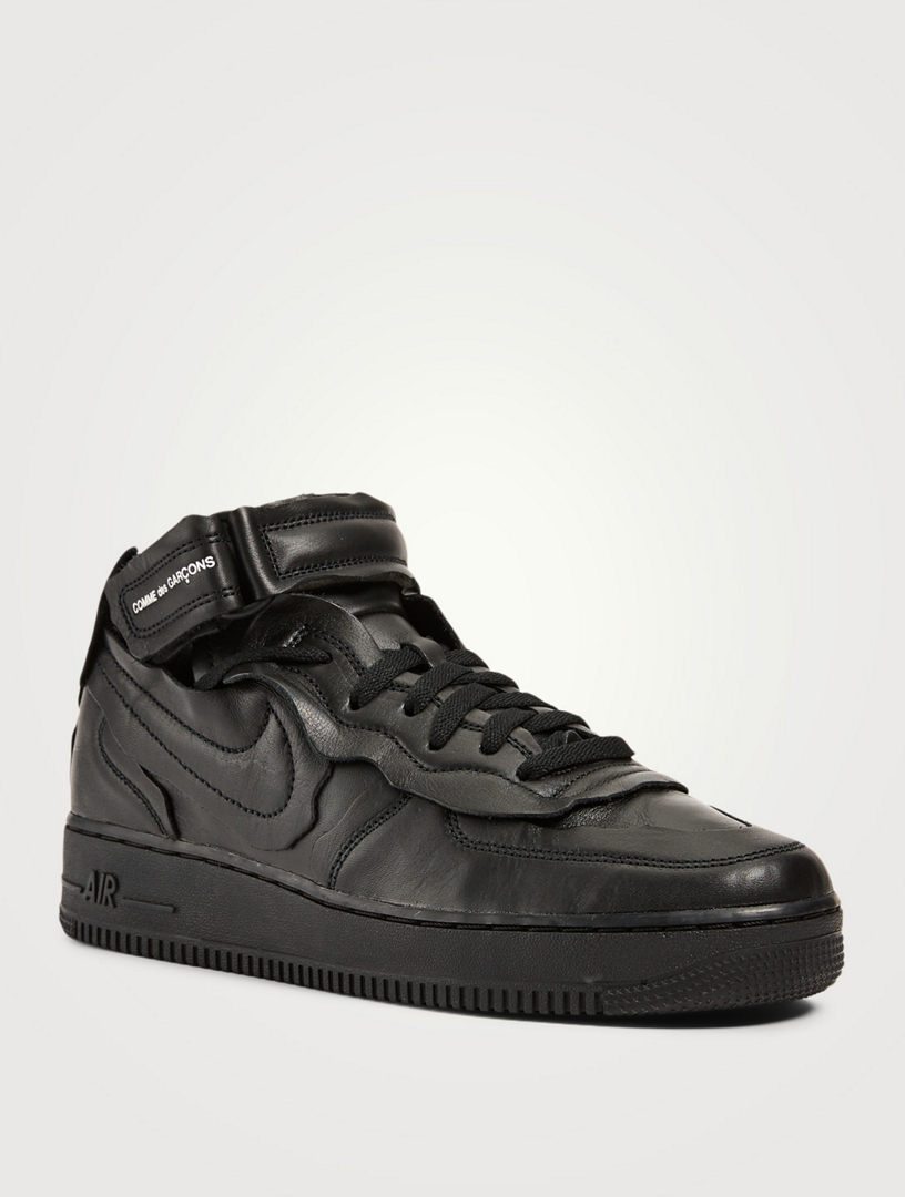 COMME DES GARÇONS X NIKE Men's CDG x NIKE Cut Off Air Force 1 Leather ...