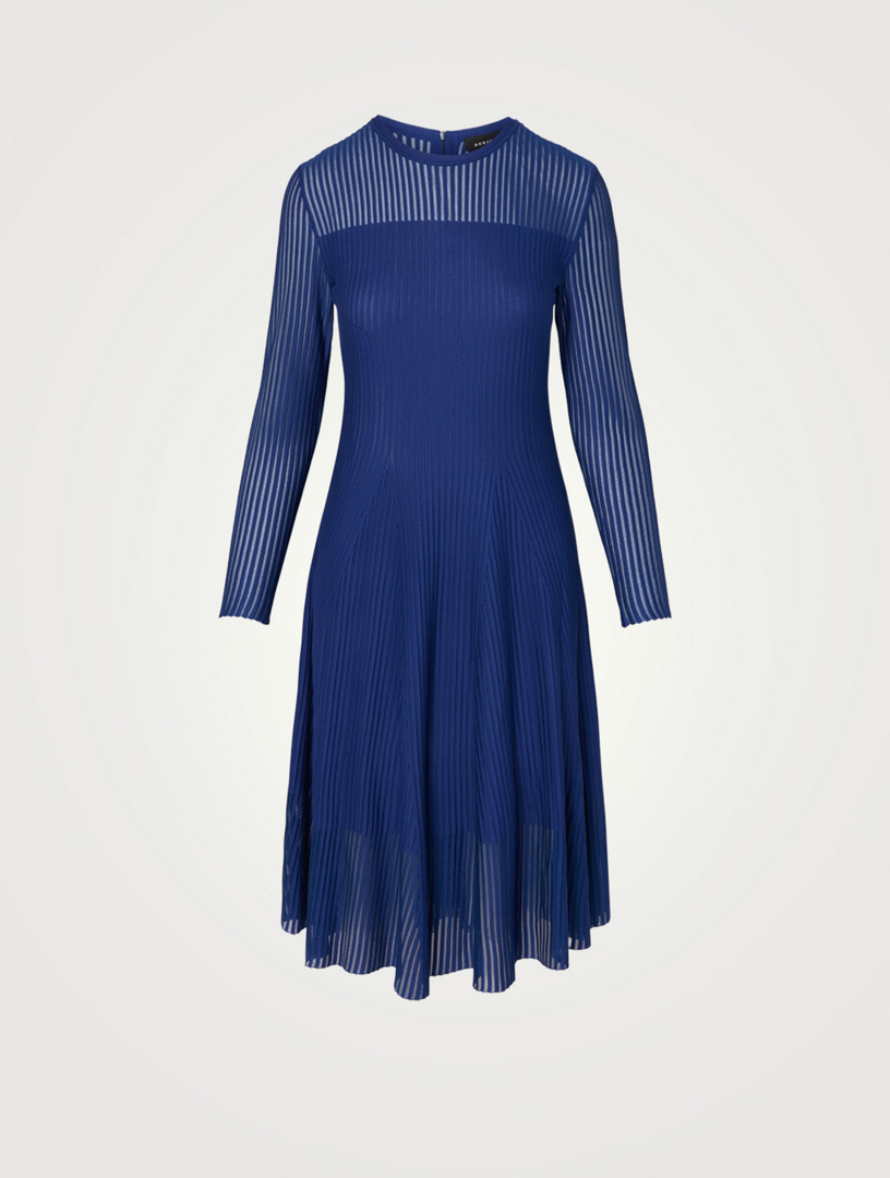 AKRIS Silk Stretch Knit Midi Dress Holt Renfrew Canada