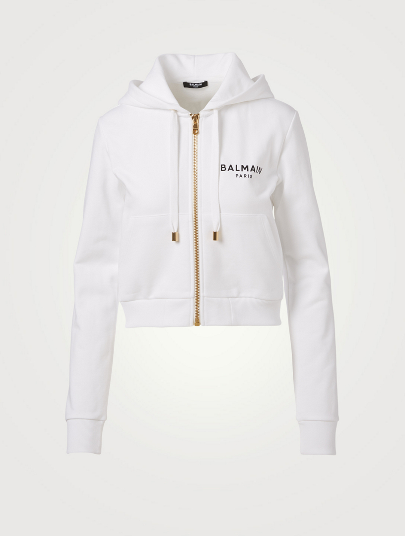 balmain hoodie women's sale