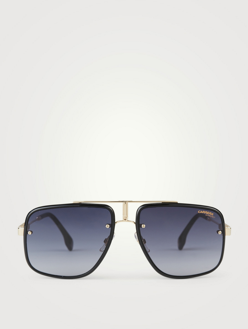 Carrera Glory Aviator Sunglasses For Men For Women+FREE Complimentary Eyewear Care Kit