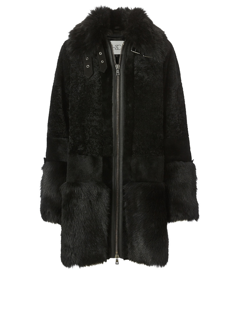 hiso rupple shearling midi coat holt renfrew canada holt renfrew