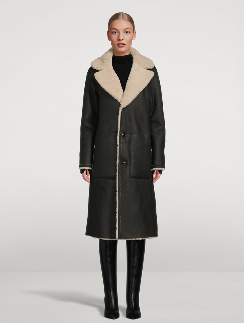 hiso shearling coat