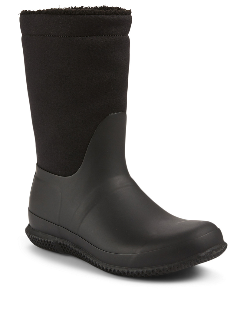 rain boots with sherpa lining