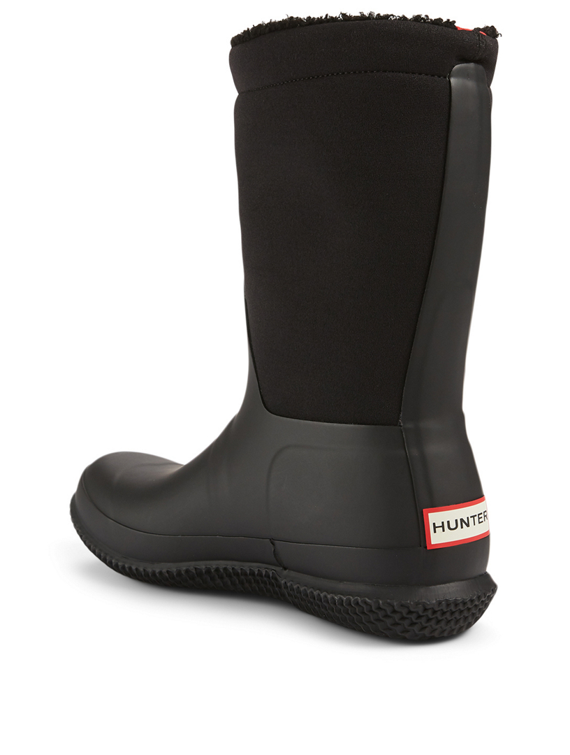 rain boots with sherpa lining