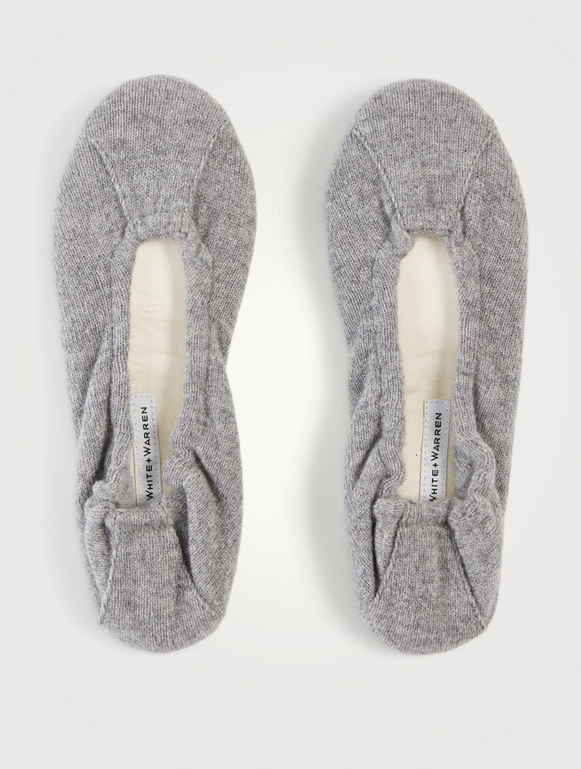 WHITE + WARREN Cashmere Ballet Slippers Holt Renfrew Canada