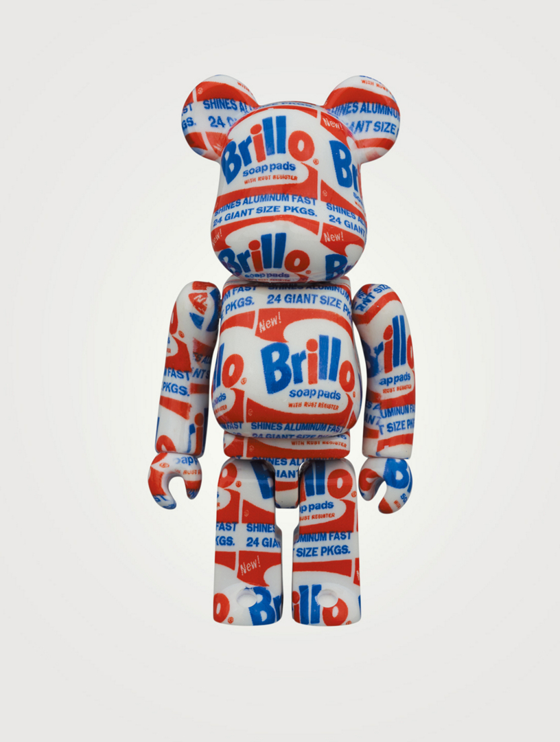 BEARBRICK Andy Warhol Brillo 100% & 400% Be@rbrick Set | Holt