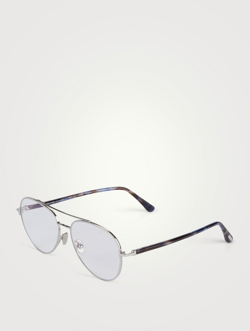 TOM FORD Aviator Optical Glasses With Blue Block Lenses | Holt Renfrew  Canada