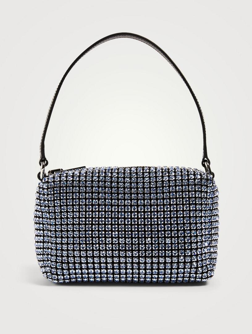 ALEXANDER WANG Medium Heiress Rhinestone Mesh Pouch Bag | Holt Renfrew ...