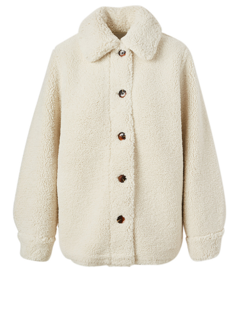 samsoe samsoe teddy jacket