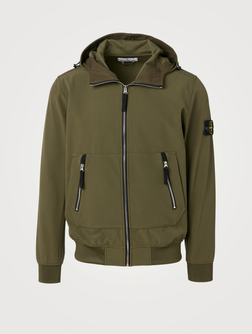 stone island jumper with hood