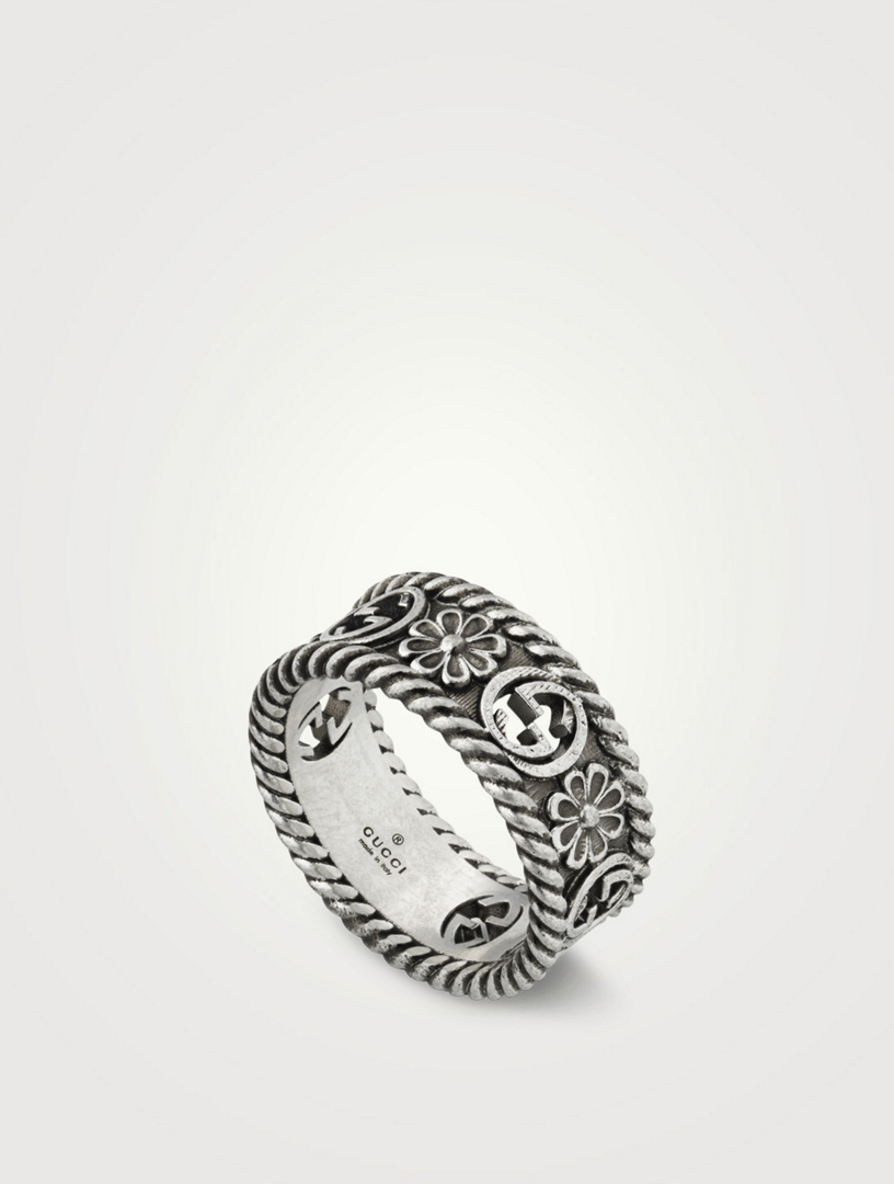 gucci interlocking g ring womens