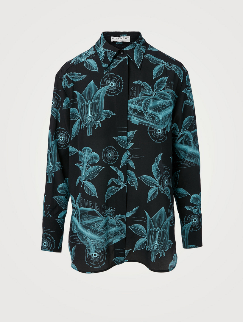 givenchy silk shirt