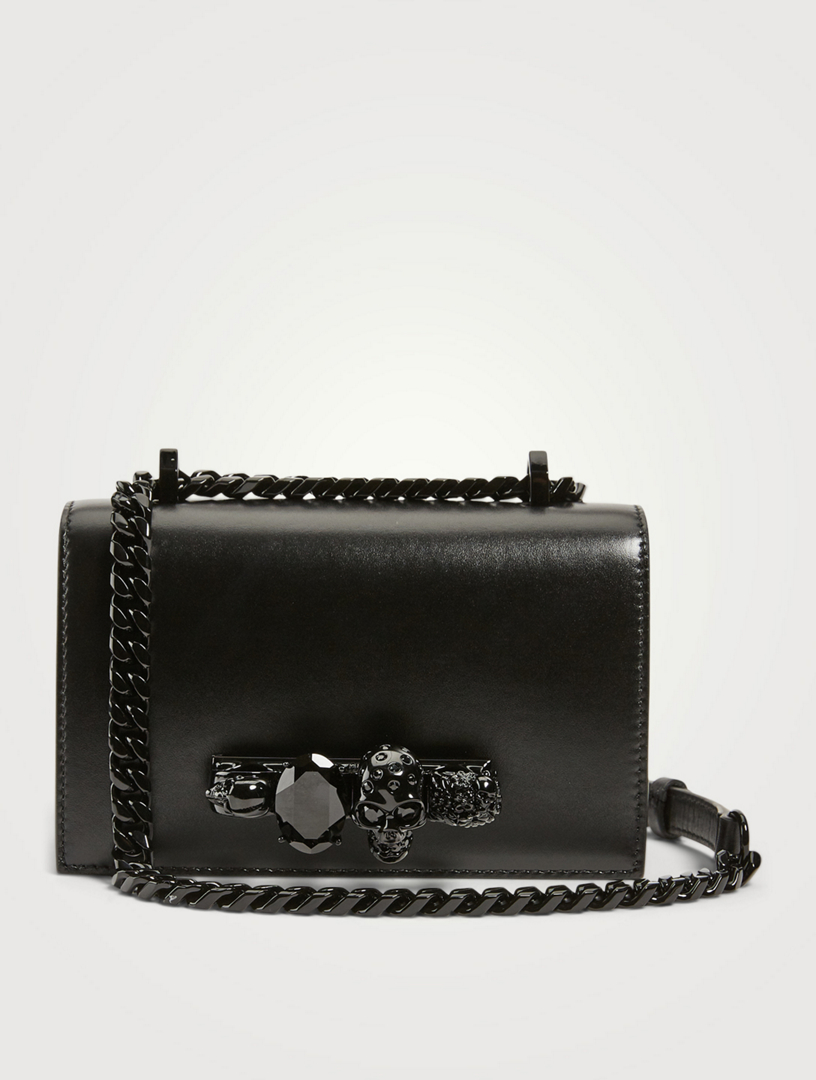ALEXANDER MCQUEEN Mini Leather Jewelled Satchel Bag | Holt Renfrew Canada
