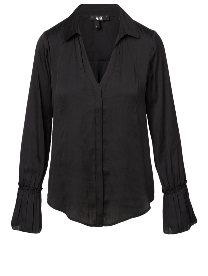 PAIGE Abriana Collared Blouse | Holt Renfrew Canada