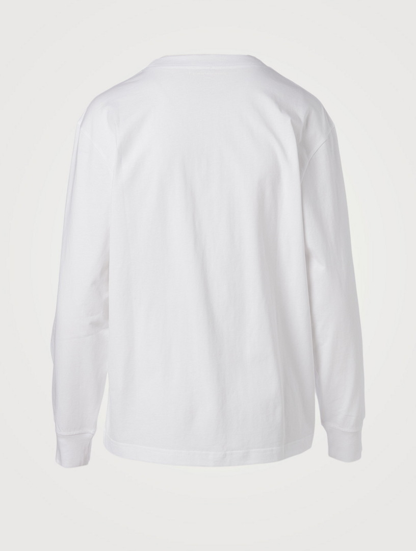ALEXANDERWANG.T Long-Sleeve T-Shirt With Logo | Holt Renfrew Canada
