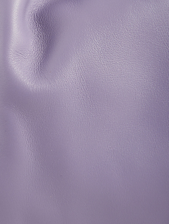 BOTTEGA VENETA The Mini Pouch Leather Clutch Bag Women's Purple
