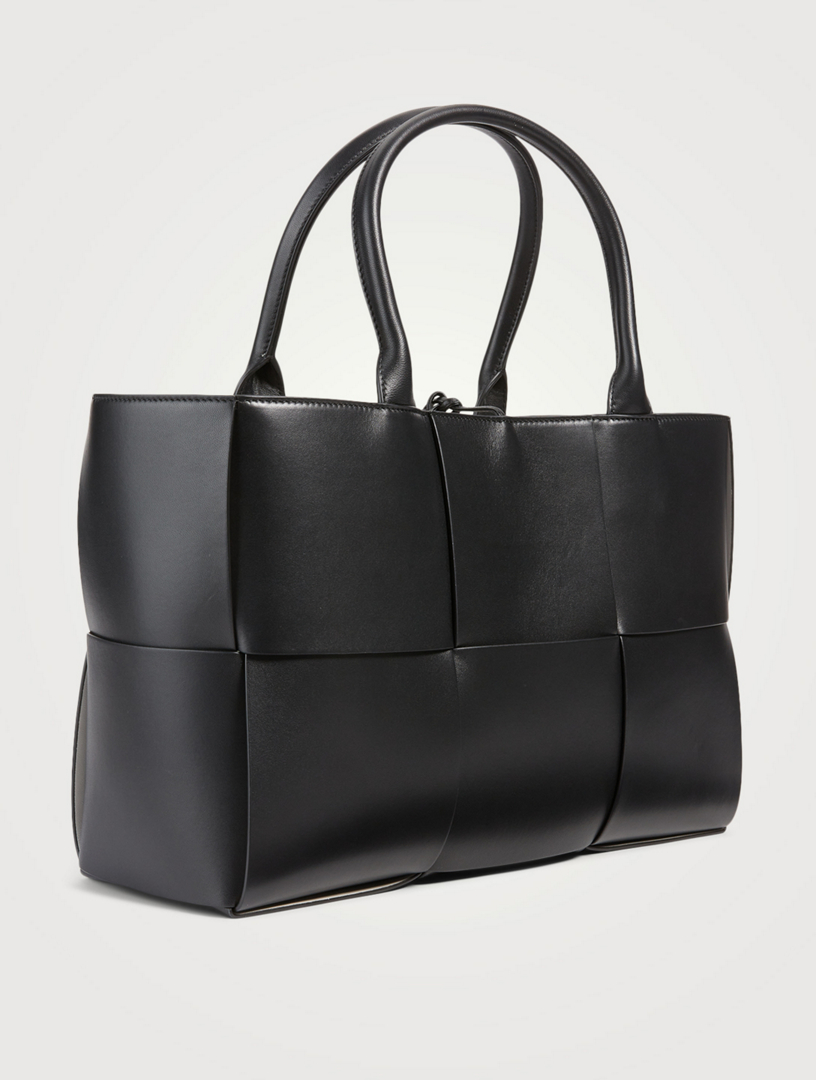 BOTTEGA VENETA Small Arco Maxi Intrecciato Leather Tote Bag | Holt ...