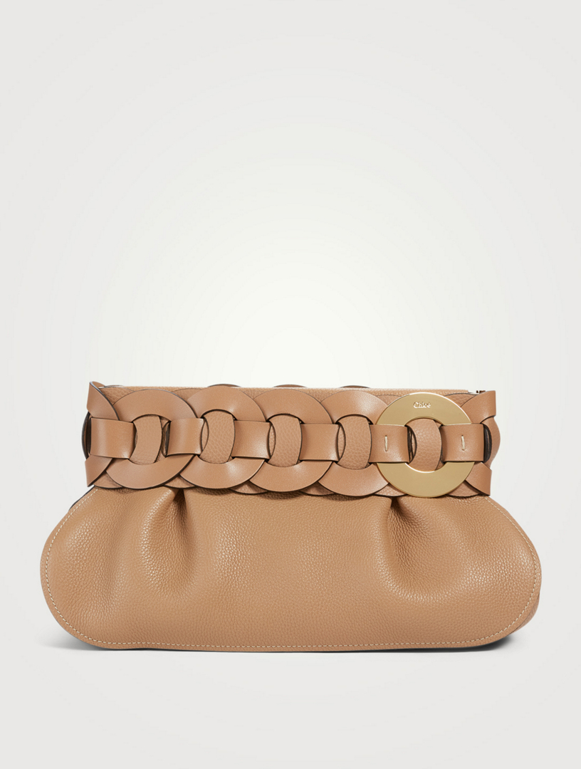 Chloe Darryl Leather Clutch Bag Holt Renfrew Canada