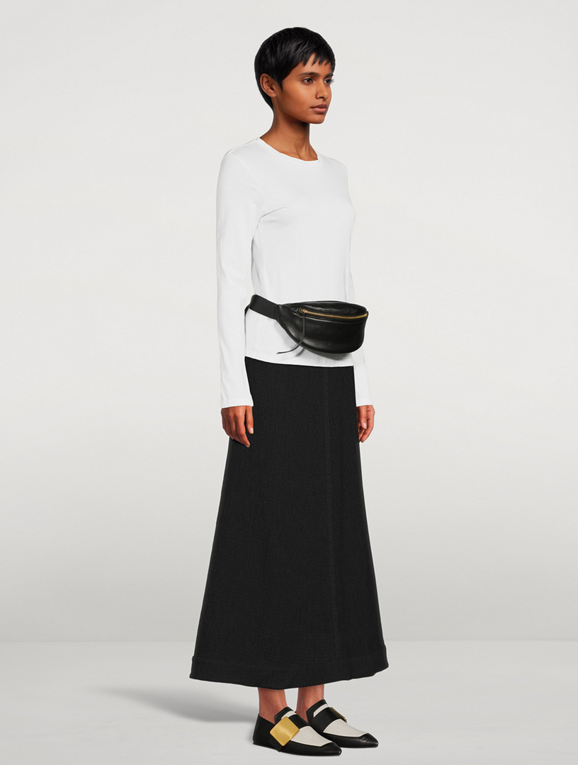 JIL SANDER Small Moon Leather Belt Bag | Holt Renfrew Canada