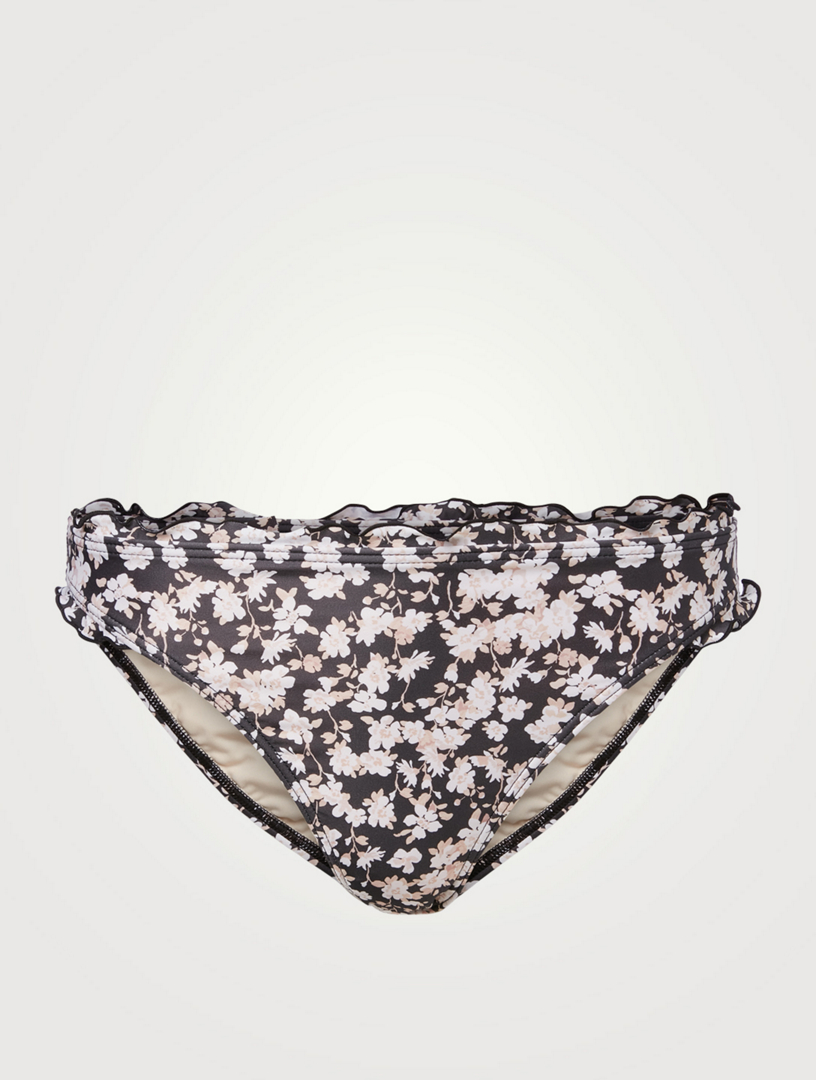 white ruffle swimsuit bottoms