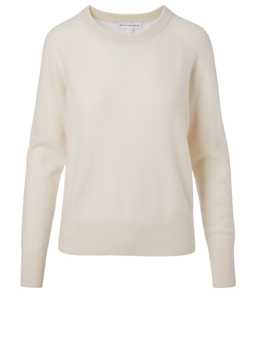 WHITE + WARREN Essential Cashmere Sweatshirt | Holt Renfrew Canada