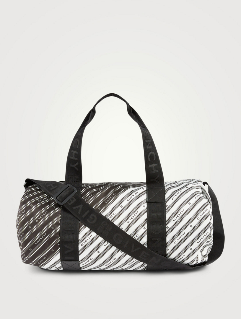 black designer duffle bag