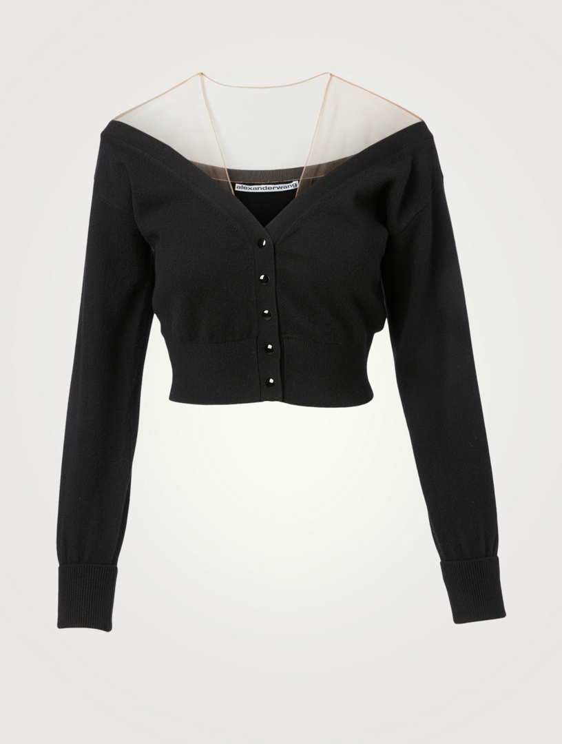 cropped cardigan canada