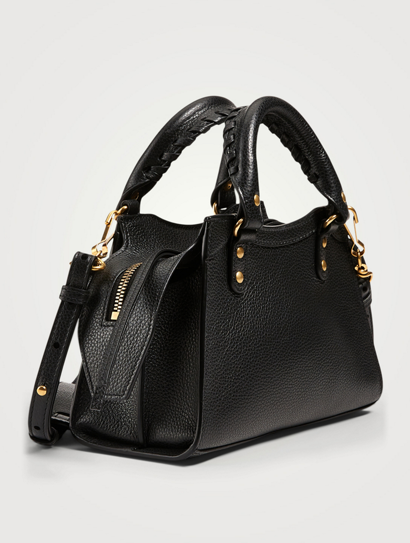 balenciaga leather shopping bag