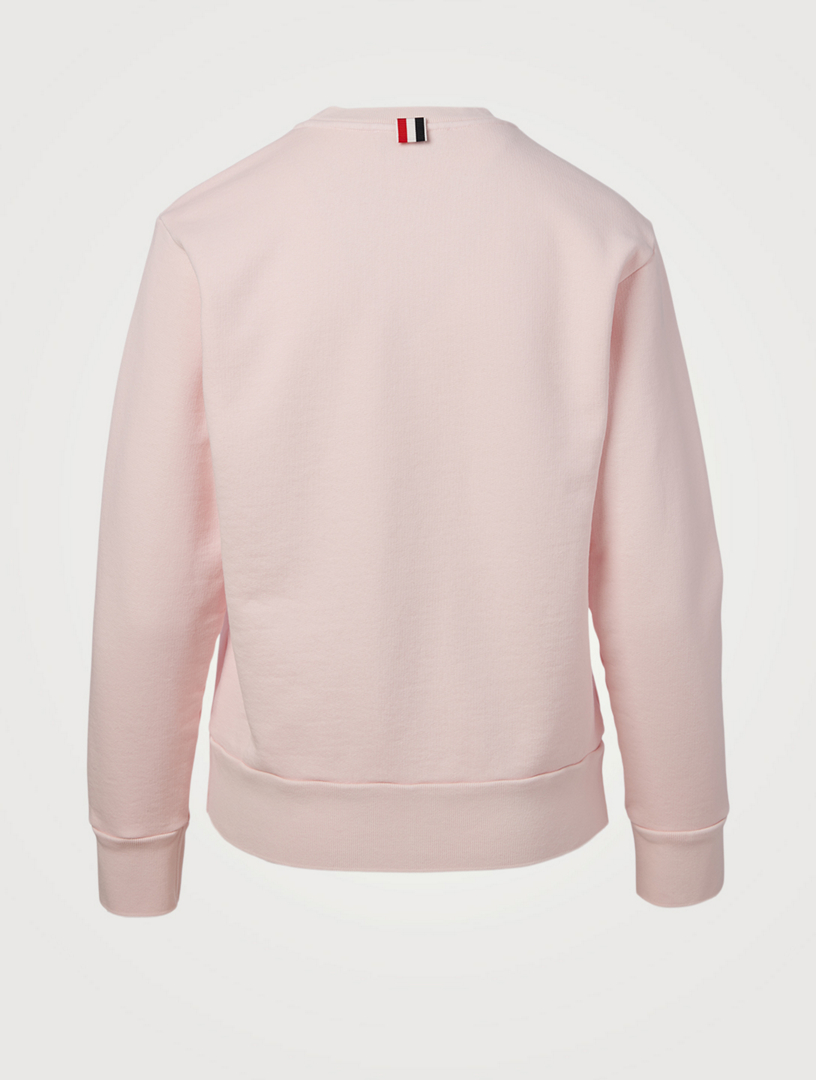 pink thom browne sweatsuit