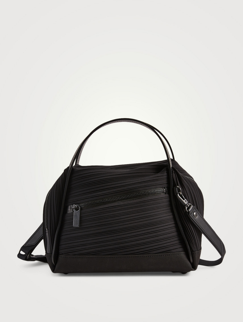 PLEATS PLEASE ISSEY MIYAKE Small Bias Pleats Satchel Bag | Holt Renfrew ...