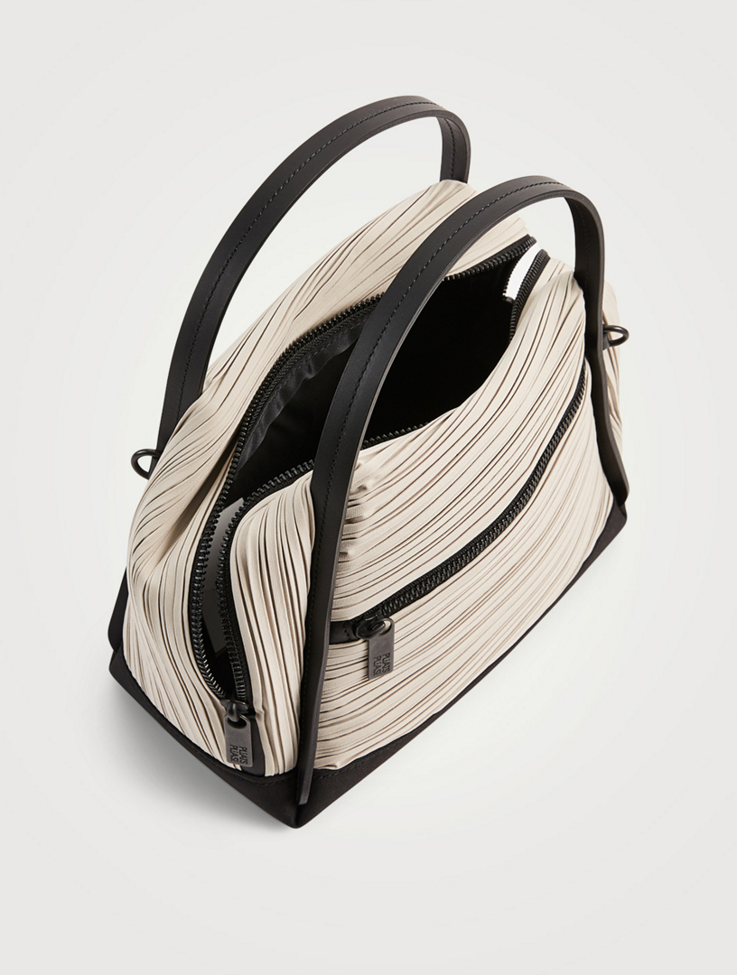 PLEATS PLEASE ISSEY MIYAKE Small Bias Pleats Satchel Bag | Holt Renfrew ...