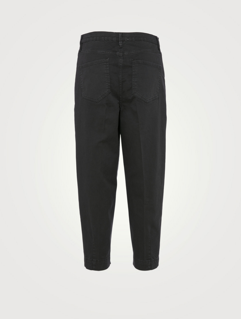 FRAME Pleated BarrelLeg Pants Holt Renfrew Canada