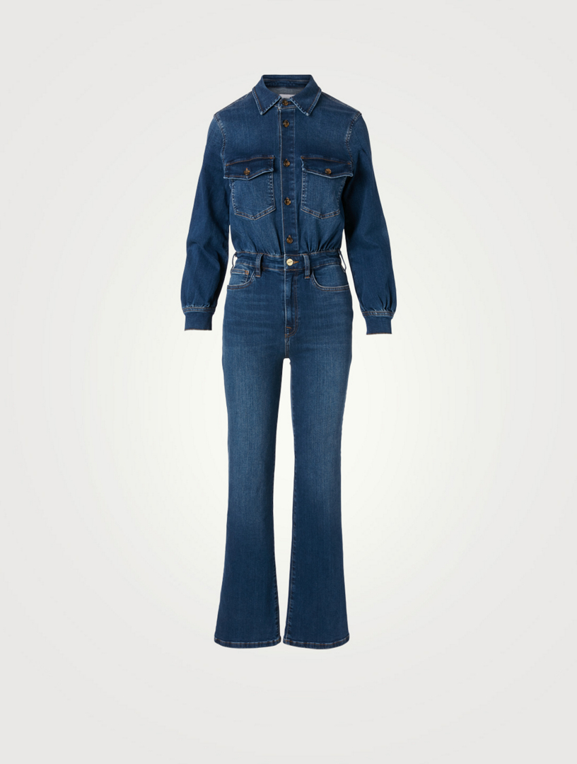 frame denim jumpsuit