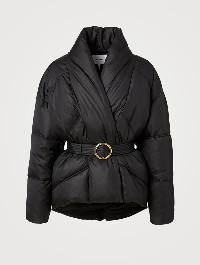 FRAME Wrap Puffer Jacket Holt Renfrew Canada