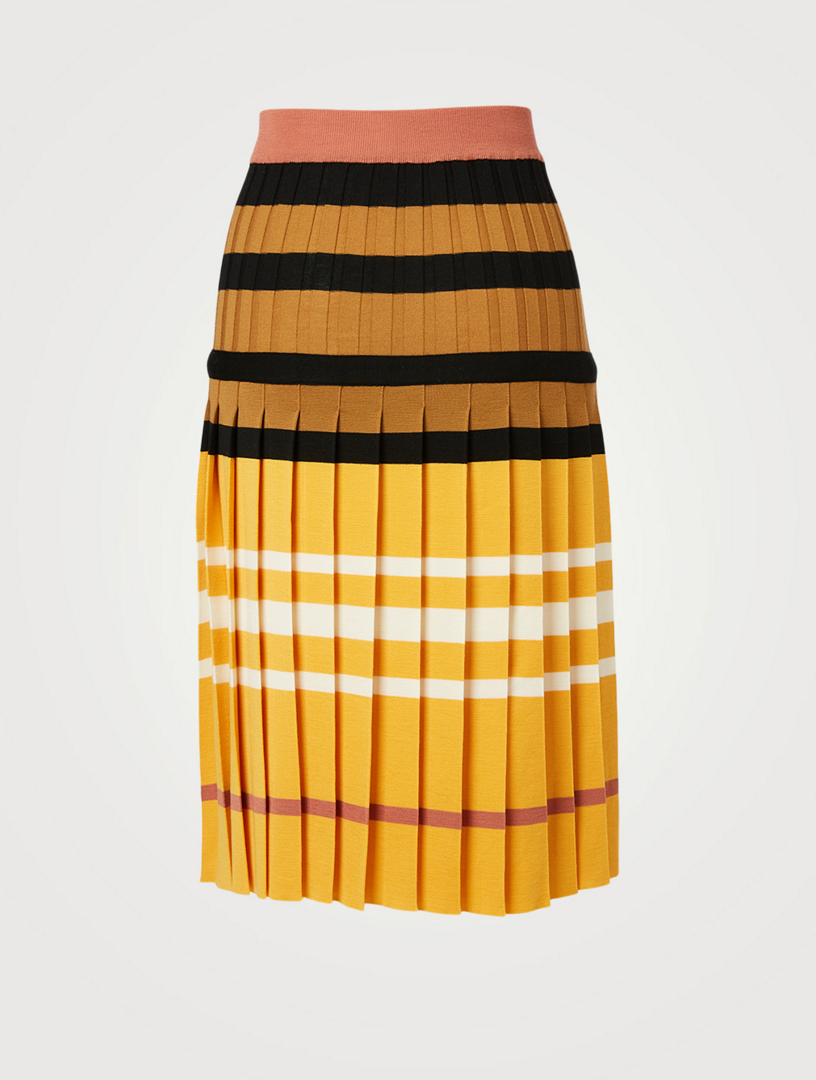 MARNI Wool Pleated Pencil Skirt | Holt Renfrew Canada