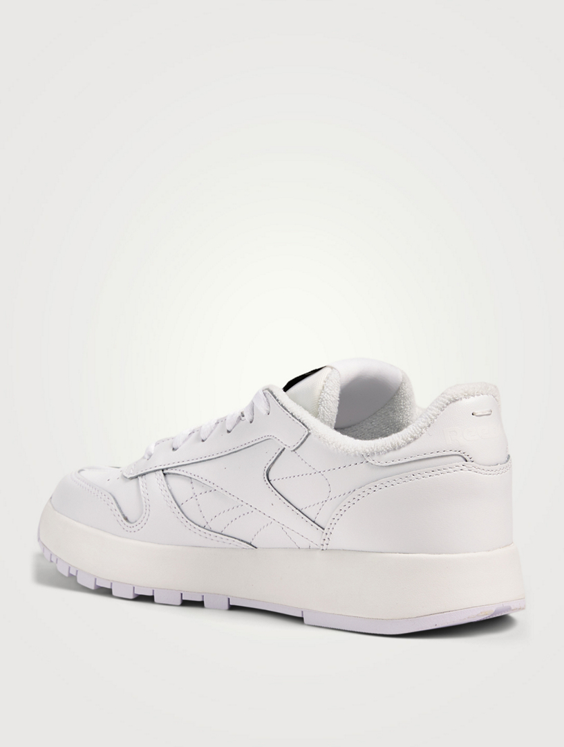 maison margiela tan reebok edition project 0 cl tabi sneakers