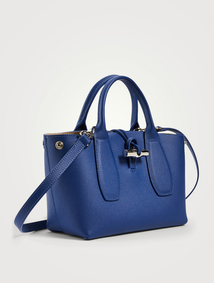 LONGCHAMP Small Roseau Leather Top Handle Bag | Holt Renfrew Canada