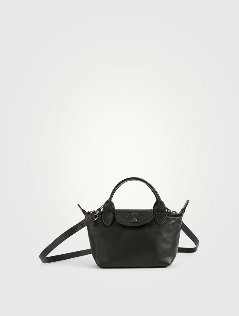 LONGCHAMP XS Le Pliage Leather Top Handle Bag | Holt Renfrew Canada