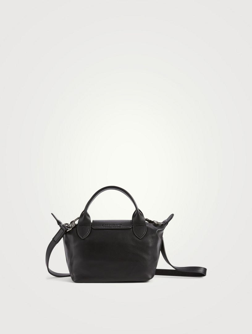 LONGCHAMP XS Le Pliage Leather Top Handle Bag | Holt Renfrew Canada