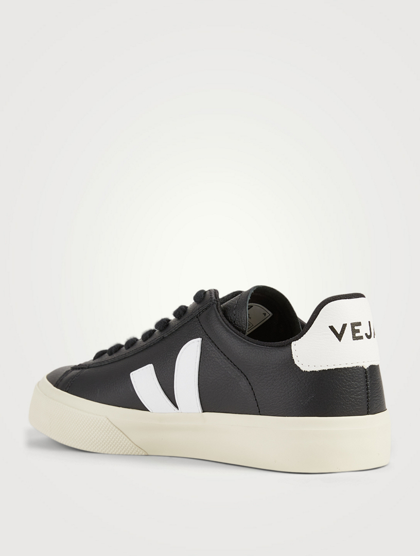 veja campo leather sneakers black