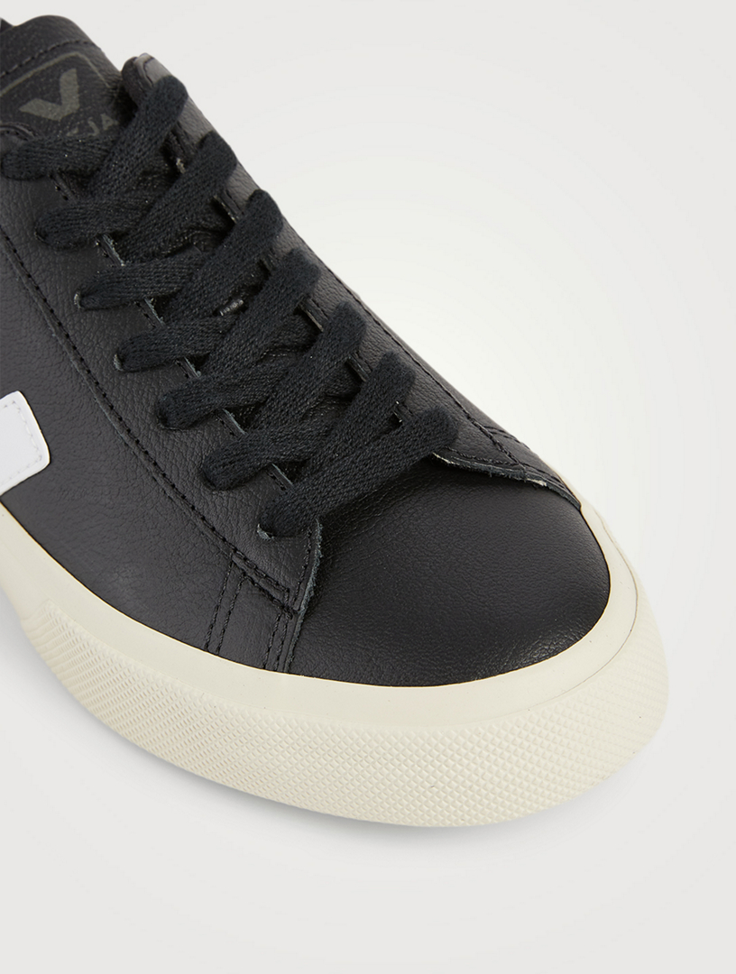 veja campo leather sneakers black
