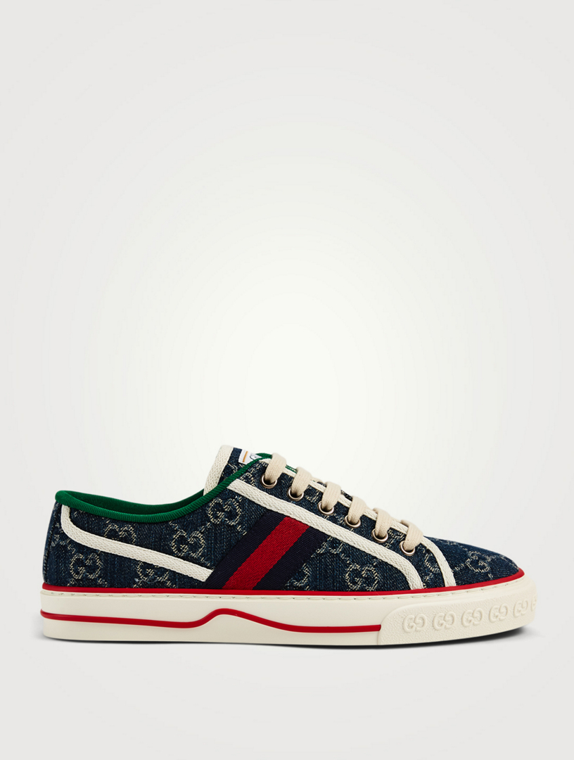 gucci denim sneakers