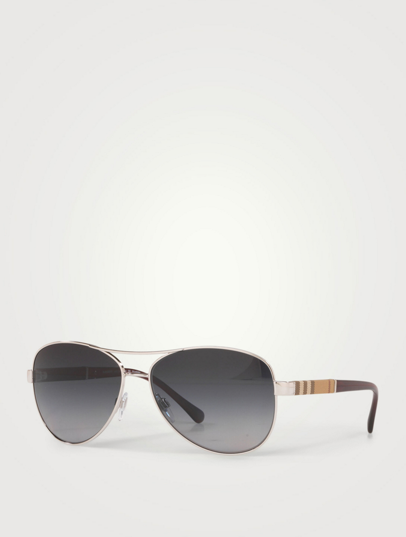 burberry polarized aviator sunglasses