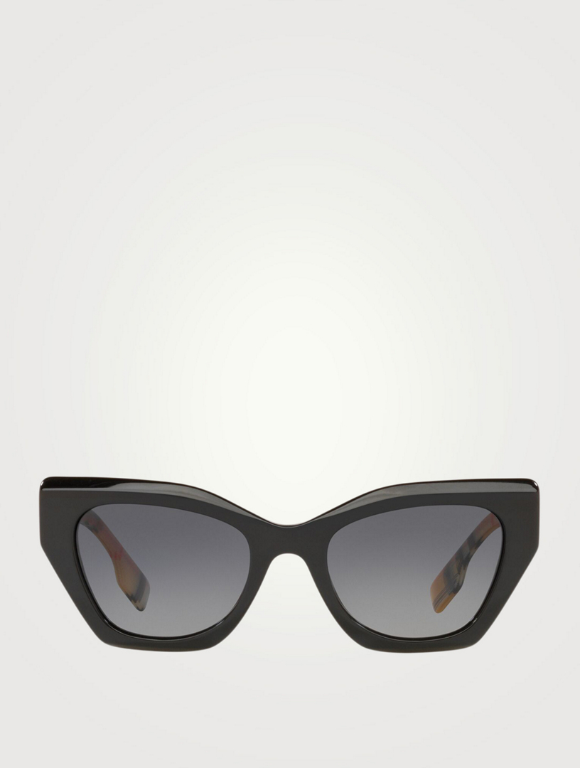 burberry cat eye sunglasses black