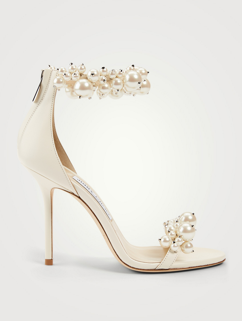 neutral heeled sandals