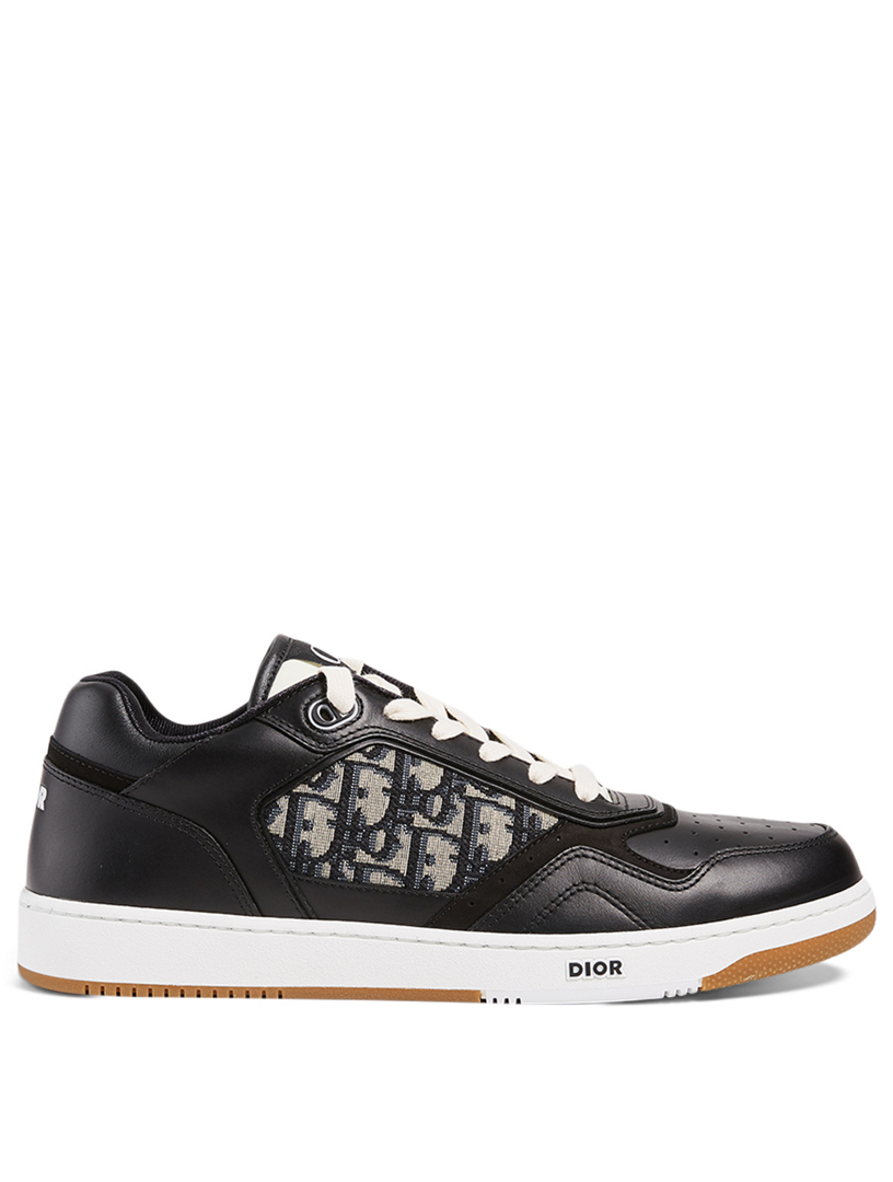DIOR B27 Leather And Dior Oblique Jacquard Sneakers | Holt Renfrew Canada