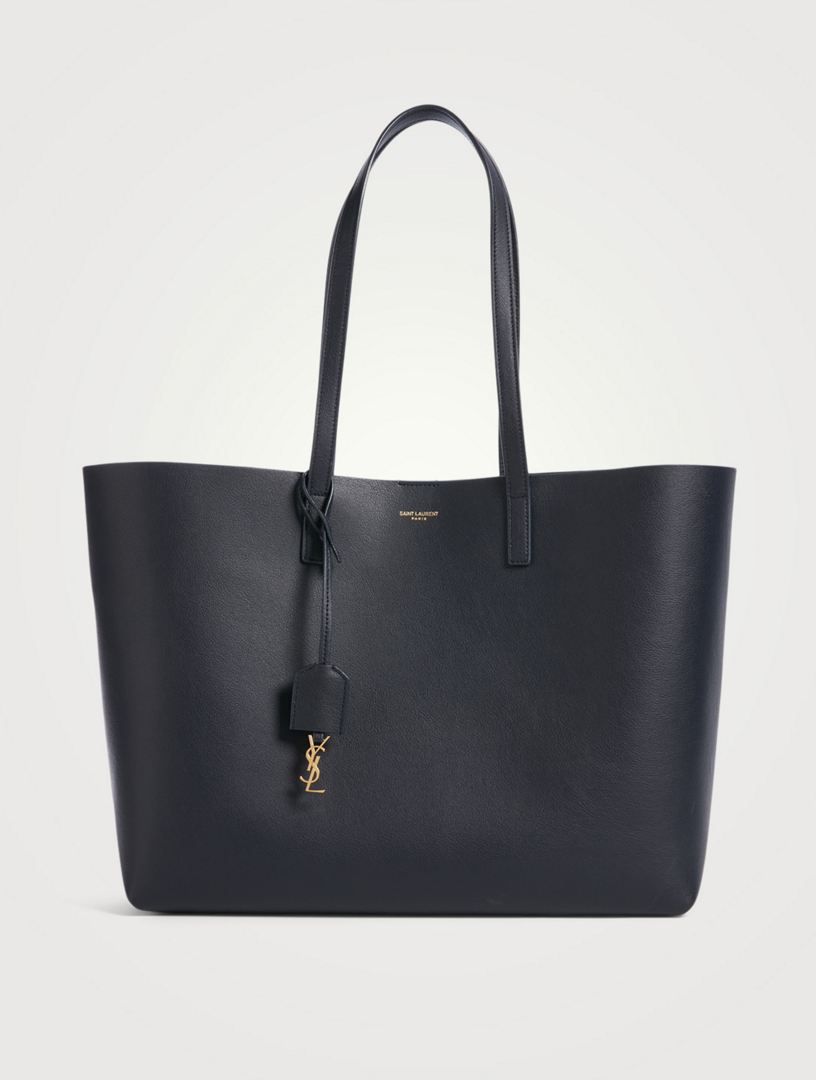 SAINT LAURENT E/W YSL Monogram Leather Shopping Tote Bag | Holt Renfrew ...