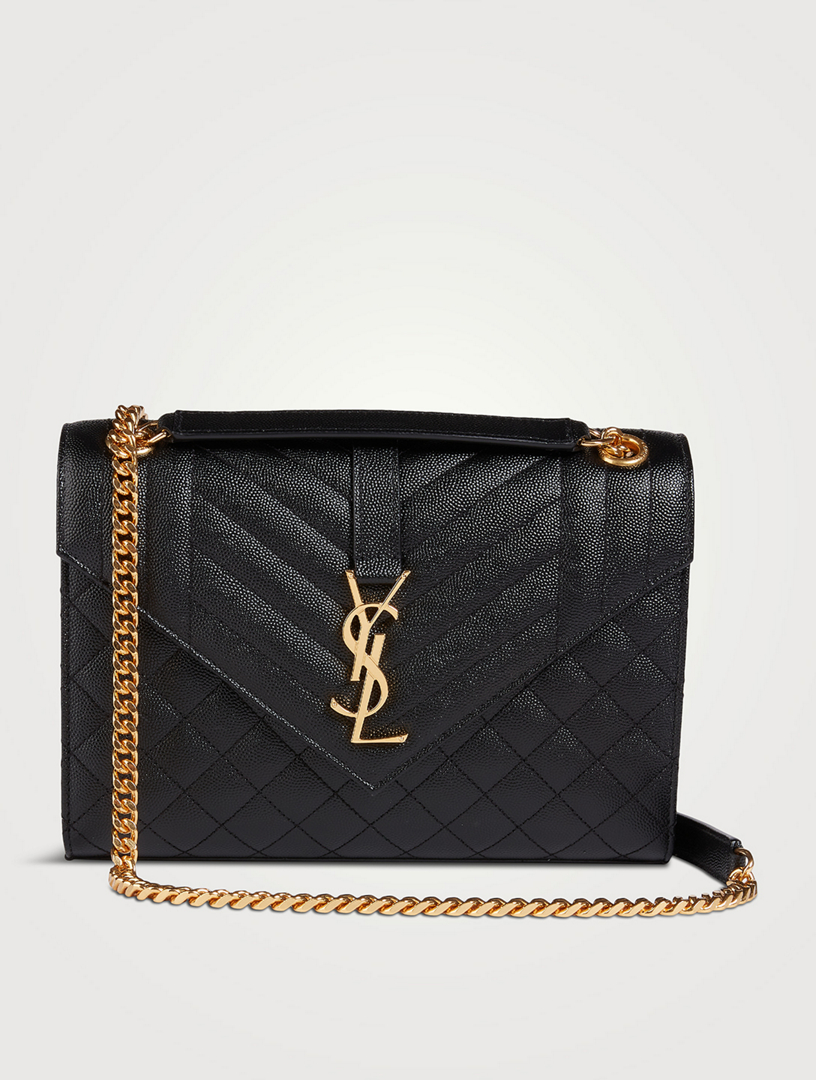 SAINT LAURENT Medium YSL Monogram Leather Envelope Bag Holt Renfrew